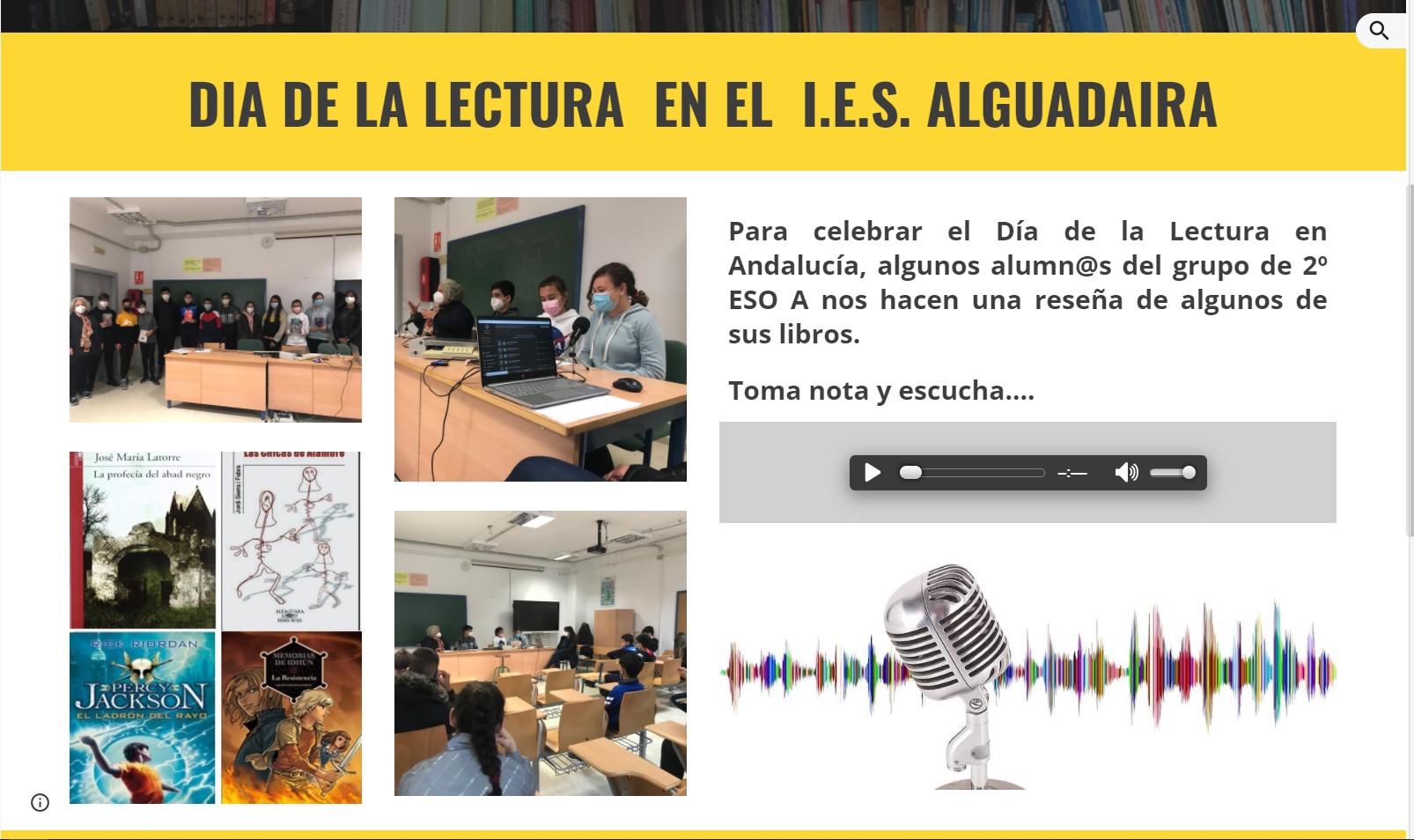 dia de la lectura andalucia